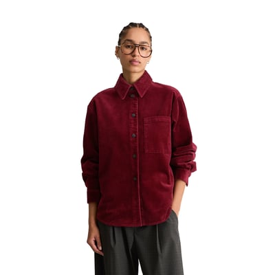 Chemisier en velours côtelé, coupe décontractée en coton stretch MARC O’POLO DENIM