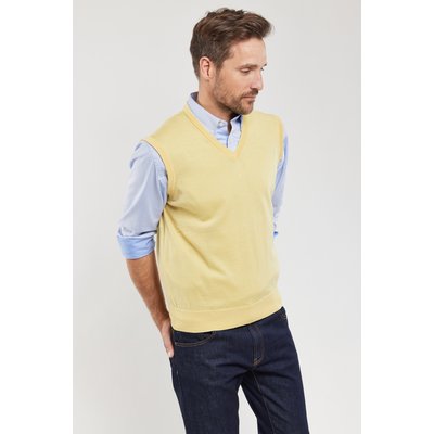Pull sans manches - laine mérinos GUY DE BERAC