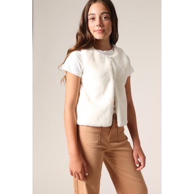 Gilet sans manches ultra doux imitation fourrure
 FUZZY DEELUXE