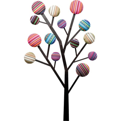 Portemanteau arbre en coton et acier, BUBBLE TREE KARE DESIGN