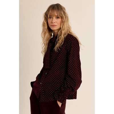Blouse en coton col lavallière MOLLY BRACKEN