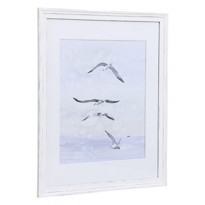 Tableau aquarelle envolée d'oiseaux INTERIOR'S