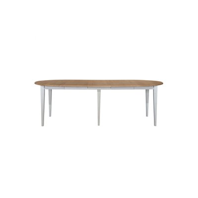 Table ronde 6 pieds fuseau D115 + 3 rallonges bois - VICTORIA HELLIN, DEPUIS 1862