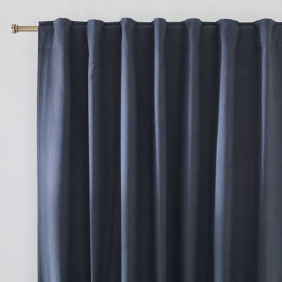 Verdunkelungsvorhang Lincot aus Halbleinen, verdeckte Schlaufen LA REDOUTE INTERIEURS