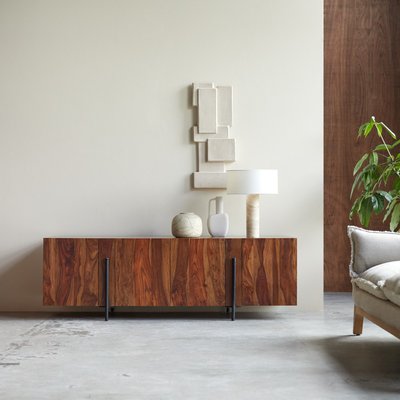 Buffet bas en palissandre massif 165 cm HONORINE TIKAMOON