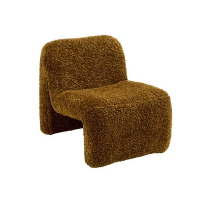 Fauteuil lounge imitation fourrure MADAM STOLTZ