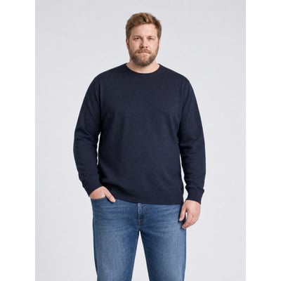 Pull col rond en maille fine grande taille ironbend PETROL INDUSTRIES