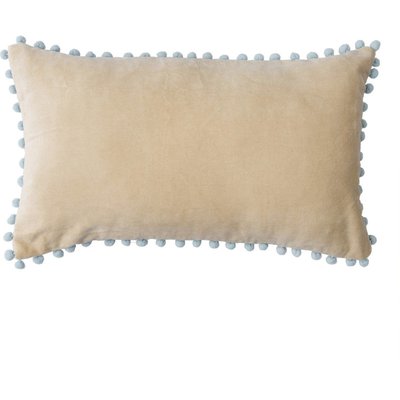 Housse de coussin velours de coton AVORIAZ FEBRONIE