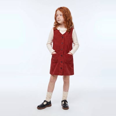 Robe sans manche en velours MONOPRIX