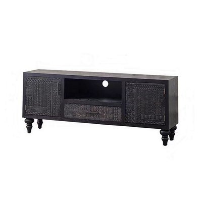 Meuble TV en bois sculpté - NEPAL MATHI DESIGN