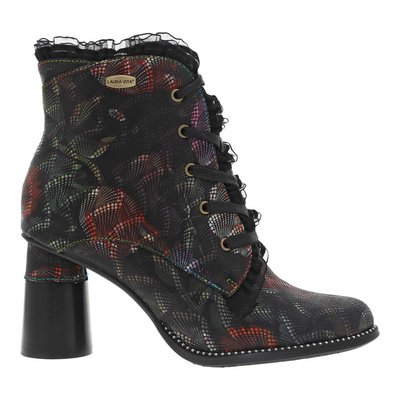 Bottines cuir talon décroché haut LAURA VITA