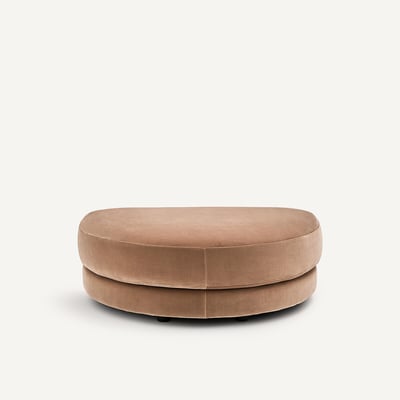 Repose-pieds modulable en velours, TIBERIO AM.PM