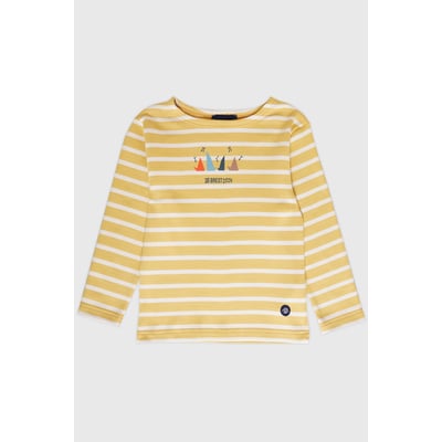 Marinière sérigraphié en coton épais KIDS ARMOR-LUX