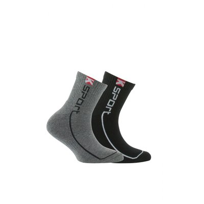 Lot de 2 paires chaussettes courtes sport KINDY