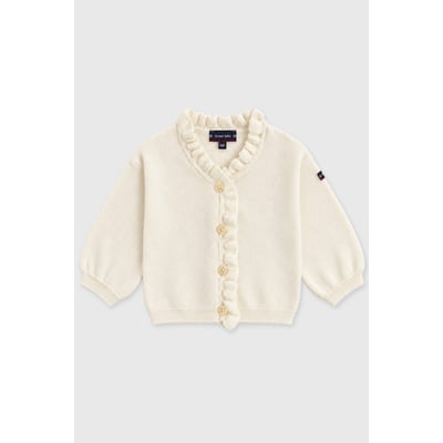 Gilet boutonné Baby - coton et laine ARMOR-LUX