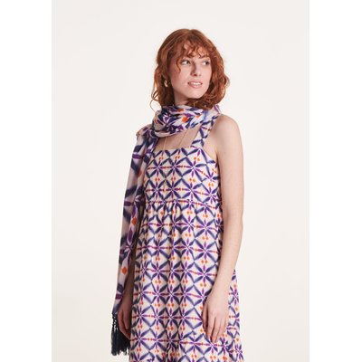Foulard en coton imprimé LA FEE MARABOUTEE