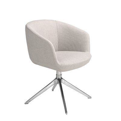 Chaise tournante en tissu ANGEL CERDA