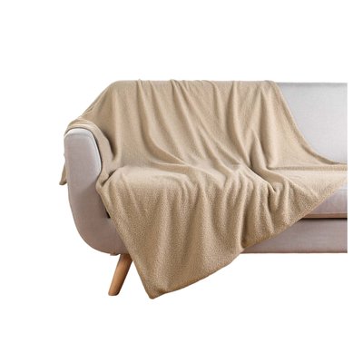 Plaid Wooly bouclette DOUCEUR D'INTÉRIEUR