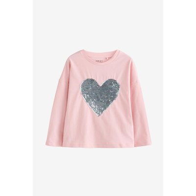 T-shirt à sequins et manches longues NEXT