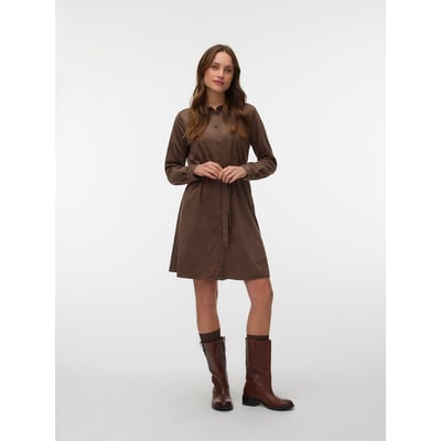 Robe chemise en suédine VERO MODA