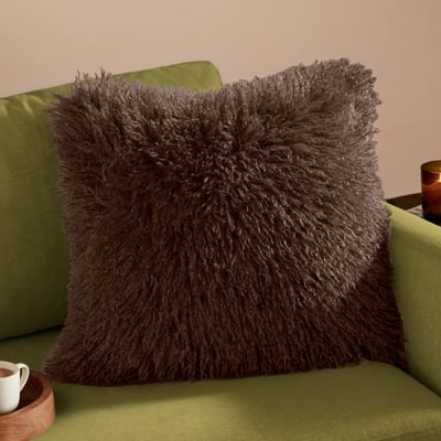 Rowan Faux Fur Cushion FURN.