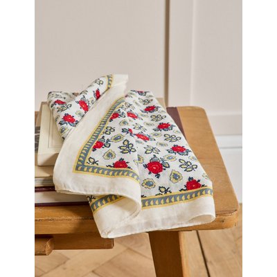 Foulard imprimé fleuri coton biologique CYRILLUS