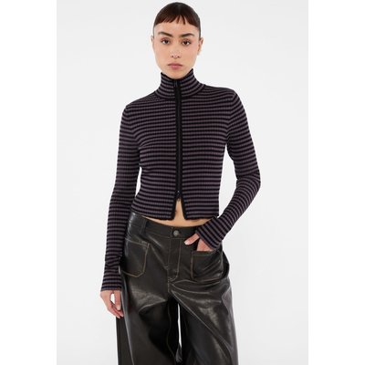Pull Zippé À Rayures GUESS