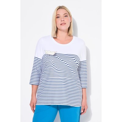 T-shirt à rayures, motif bateau en papier ULLA POPKEN
