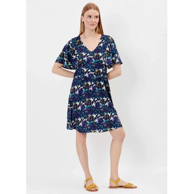 Robe imprimée manches papillon Ecovero UNE PRINCESSE NOMADE