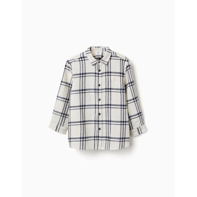 Chemise en flanelle à manches longues à carreaux ZIPPY