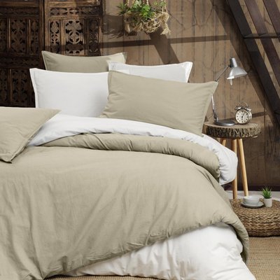 Housse de couette en percale lavée HOME WASHED SENSEI MAISON