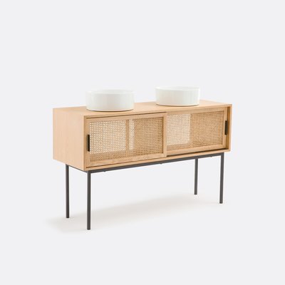 Meuble sous double vasque cannage, Waska LA REDOUTE INTERIEURS