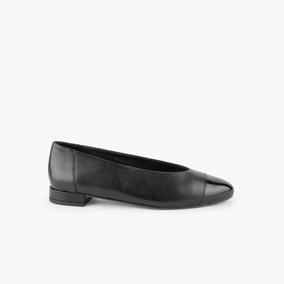 Ballerine cuir lisse / cuir verni CAMILA MAISON TOUFET