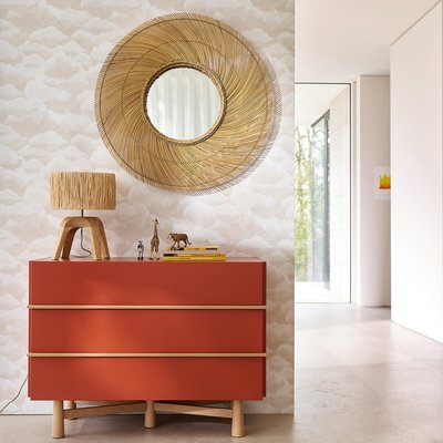 Japoto Lacquered MDF and Solid Beech Chest of Drawers AM.PM