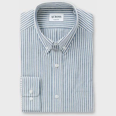 Chemise Confort fit rayures vintage ACROSS