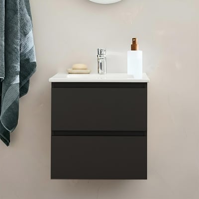 Meuble vasque 45cm et robinet chromé SORRENTO MOB IN