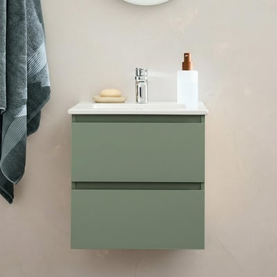 Meuble vasque 45cm et robinet chromé SORRENTO MOB IN