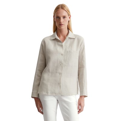 Blouse en lin regular en qualité légère MARC O'POLO