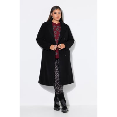 Manteau en lainage à col à revers et coupe STUDIO UNTOLD