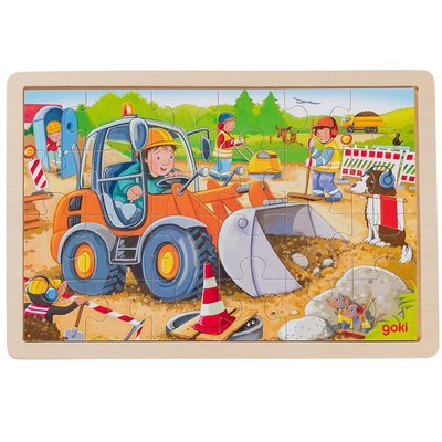 Puzzle chantier 24 pcs GOKI