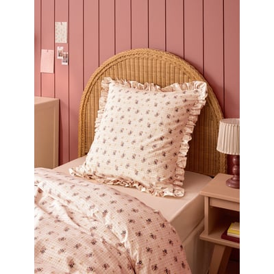 Taie d'oreiller percale de coton "Lilou" CYRILLUS