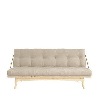 Canapé convertible en bois naturel et tissu- FOLK KARUP DESIGN
