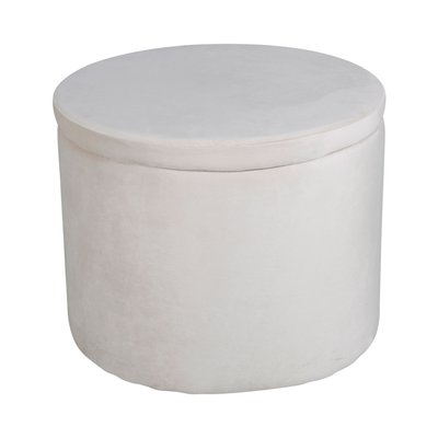 Pouf coffre rond en velours ø51cm - Dunken VENTURE HOME