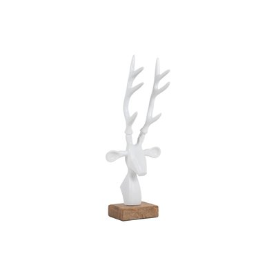 Ornement Aluminium REINDEER HEAD PRESENT TIME