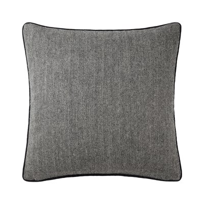 Housse de coussin en synthétique laine acrylique jaune, JAMES OLIVIER DESFORGES