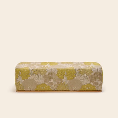 Banc en Bois et jacquard Klark ARNEL MADURA