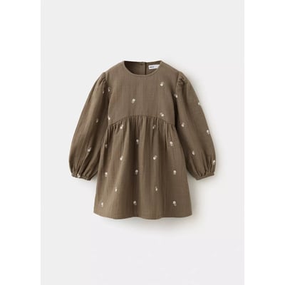 Robe fleurs brodées MANGO BABY
