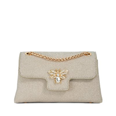 Sac à bandoulière avec ornement insecte Dune en bouclé - EDIVINE DUNE LONDON
