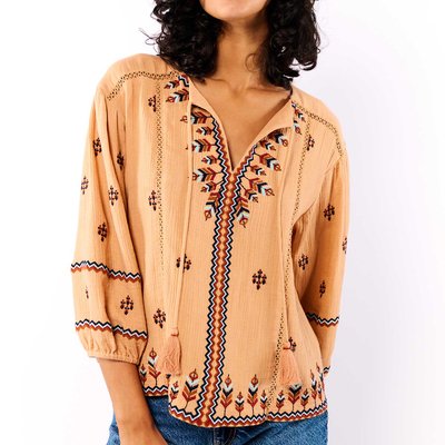 Blouse à broderies bohème GRAZIELLA WILD