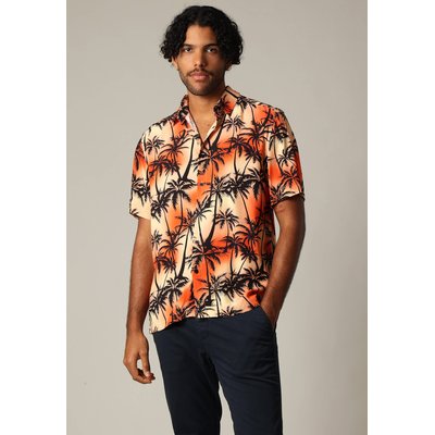 Chemise oversize en viscose avec imprimé tropical coloré HANDY DEELUXE